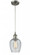 Salina - 1 Light - 6 inch - Brushed Satin Nickel - Cord hung - Mini Pendant (3442|516-1P-SN-G292)