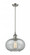 Gorham - 1 Light - 10 inch - Brushed Satin Nickel - Mini Pendant (3442|516-1S-SN-G247-LED)