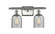 Caledonia - 2 Light - 15 inch - Brushed Satin Nickel - Bath Vanity Light (3442|516-2W-SN-G257-LED)