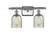 Caledonia - 2 Light - 15 inch - Brushed Satin Nickel - Bath Vanity Light (3442|516-2W-SN-G259-LED)