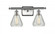 Conesus - 2 Light - 16 inch - Brushed Satin Nickel - Bath Vanity Light (3442|516-2W-SN-G275)