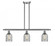 Caledonia - 3 Light - 36 inch - Brushed Satin Nickel - Stem hung - Island Light (3442|516-3I-SN-G257)