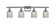 Caledonia - 4 Light - 35 inch - Polished Chrome - Bath Vanity Light (3442|516-4W-PC-G257-LED)