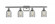 Caledonia - 4 Light - 35 inch - Brushed Satin Nickel - Bath Vanity Light (3442|516-4W-SN-G257-LED)