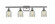 Caledonia - 4 Light - 35 inch - Brushed Satin Nickel - Bath Vanity Light (3442|516-4W-SN-G259)