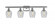 Salina - 4 Light - 36 inch - Brushed Satin Nickel - Bath Vanity Light (3442|516-4W-SN-G292)