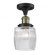 Colton - 1 Light - 6 inch - Black Antique Brass - Semi-Flush Mount (3442|517-1CH-BAB-G302-LED)