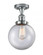 Beacon - 1 Light - 8 inch - Polished Chrome - Semi-Flush Mount (3442|517-1CH-PC-G202-8)