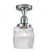 Colton - 1 Light - 6 inch - Polished Chrome - Semi-Flush Mount (3442|517-1CH-PC-G302)
