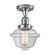 Oxford - 1 Light - 8 inch - Polished Chrome - Semi-Flush Mount (3442|517-1CH-PC-G532)
