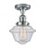 Oxford - 1 Light - 8 inch - Polished Chrome - Semi-Flush Mount (3442|517-1CH-PC-G534-LED)