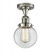 Beacon - 1 Light - 6 inch - Polished Nickel - Semi-Flush Mount (3442|517-1CH-PN-G202-6-LED)