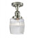 Colton - 1 Light - 6 inch - Polished Nickel - Semi-Flush Mount (3442|517-1CH-PN-G302-LED)