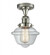 Oxford - 1 Light - 8 inch - Polished Nickel - Semi-Flush Mount (3442|517-1CH-PN-G532)