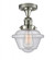Oxford - 1 Light - 8 inch - Polished Nickel - Semi-Flush Mount (3442|517-1CH-PN-G534)