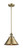 Briarcliff - 1 Light - 10 inch - Brushed Brass - Stem Hung - Mini Pendant (3442|201S-BB-M10-BB-LED)