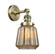 Chatham - 1 Light - 7 inch - Antique Brass - Adjustable Sconce (3442|203SW-AB-G146)