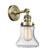 Bellmont - 1 Light - 7 inch - Antique Brass - Adjustable Sconce (3442|203SW-AB-G194)