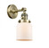 Bell - 1 Light - 5 inch - Antique Brass - Adjustable Sconce (3442|203SW-AB-G51)