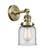 Bell - 1 Light - 5 inch - Antique Brass - Adjustable Sconce (3442|203SW-AB-G52)