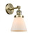Cone - 1 Light - 6 inch - Antique Brass - Adjustable Sconce (3442|203SW-AB-G61)