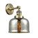 Bell - 1 Light - 8 inch - Antique Brass - Adjustable Sconce (3442|203SW-AB-G78)