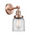 Bell - 1 Light - 5 inch - Antique Copper - Adjustable Sconce (3442|203SW-AC-G52)