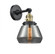 Fulton - 1 Light - 7 inch - Black Antique Brass - Adjustable Sconce (3442|203SW-BAB-G173)