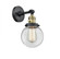 Beacon - 1 Light - 6 inch - Black Antique Brass - Adjustable Sconce (3442|203SW-BAB-G202-6)