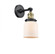 Bell - 1 Light - 5 inch - Black Antique Brass - Adjustable Sconce (3442|203SW-BAB-G51)