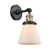 Cone - 1 Light - 6 inch - Black Antique Brass - Adjustable Sconce (3442|203SW-BAB-G61)