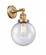 Beacon - 1 Light - 8 inch - Brushed Brass - Adjustable Sconce (3442|203SW-BB-G204-8)
