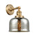 Bell - 1 Light - 8 inch - Brushed Brass - Adjustable Sconce (3442|203SW-BB-G78)