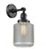 Stanton - 1 Light - 6 inch - Matte Black - Adjustable Sconce (3442|203SW-BK-G262)