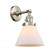 Cone - 1 Light - 8 inch - Brushed Satin Nickel - Sconce (3442|203SW-SN-G41)