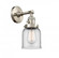Bell - 1 Light - 5 inch - Brushed Satin Nickel - Adjustable Sconce (3442|203SW-SN-G52)