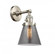 Cone - 1 Light - 6 inch - Brushed Satin Nickel - Adjustable Sconce (3442|203SW-SN-G63)