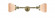 Fulton - 2 Light - 7 inch - Antique Brass - Adjustable Bath Vanity Light (3442|208L-AB-G171-LED)