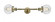 Beacon - 2 Light - 6 inch - Antique Brass - Adjustable Bath Vanity Light (3442|208L-AB-G202-6)