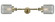 Stanton - 2 Light - 6 inch - Antique Brass - Adjustable Bath Vanity Light (3442|208L-AB-G262-LED)