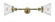 Cone - 2 Light - 8 inch - Antique Brass - Adjustable Bath Vanity Light (3442|208L-AB-G44-LED)