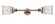 Canton - 2 Light - 6 inch - Antique Copper - Adjustable Bath Vanity Light (3442|208L-AC-G184-LED)