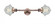 Oxford - 2 Light - 8 inch - Antique Copper - Adjustable Bath Vanity Light (3442|208L-AC-G534)