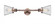 Cone - 2 Light - 6 inch - Antique Copper - Adjustable Bath Vanity Light (3442|208L-AC-G62-LED)