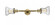 Bellmont - 2 Light - 6 inch - Brushed Brass - Adjustable Bath Vanity Light (3442|208L-BB-G194-LED)