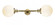 Beacon - 2 Light - 8 inch - Brushed Brass - Adjustable Bath Vanity Light (3442|208L-BB-G201-8-LED)