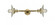 Halophane - 2 Light - 9 inch - Brushed Brass - Adjustable Bath Vanity Light (3442|208L-BB-G2-LED)
