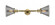 Cone - 2 Light - 8 inch - Brushed Brass - Adjustable Bath Vanity Light (3442|208L-BB-G43-LED)