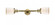 Bell - 2 Light - 5 inch - Brushed Brass - Adjustable Bath Vanity Light (3442|208L-BB-G51)