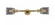 Bell - 2 Light - 5 inch - Brushed Brass - Adjustable Bath Vanity Light (3442|208L-BB-G53)